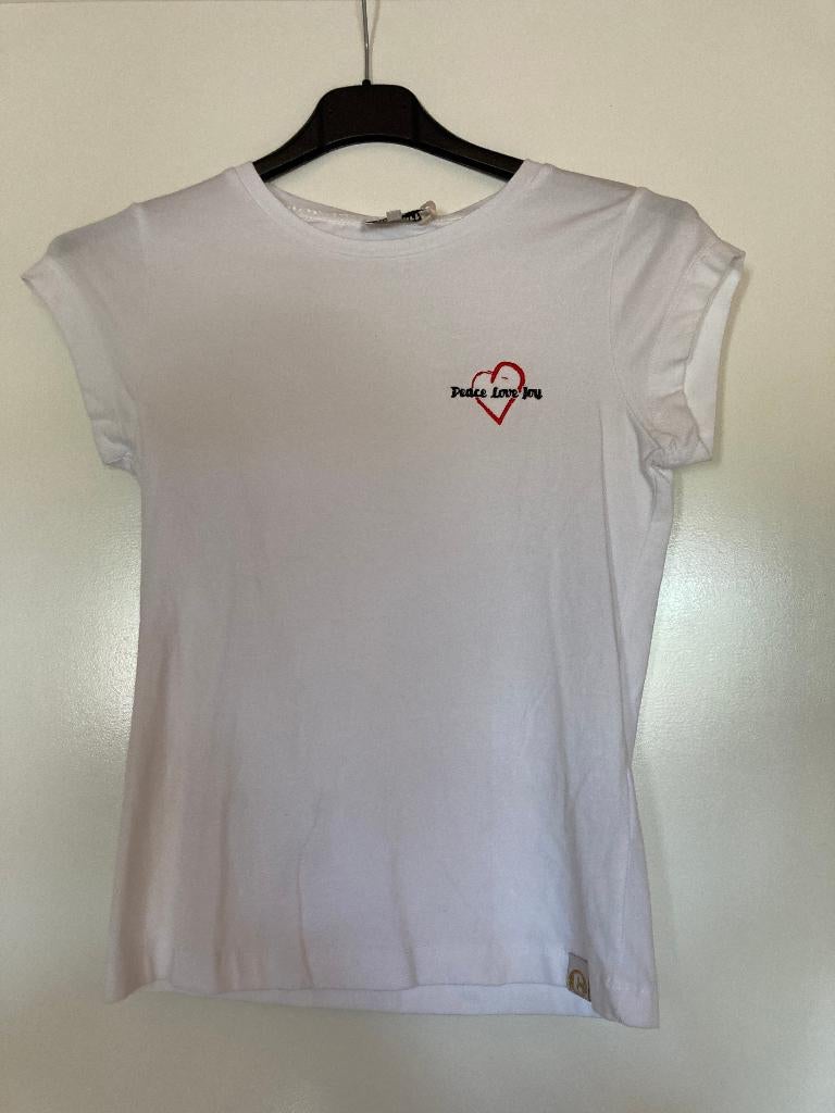 COST BART wit shirtje nieuw mt 140, Cost Bart, Meisje, Nieuw, Ophalen of Verzenden