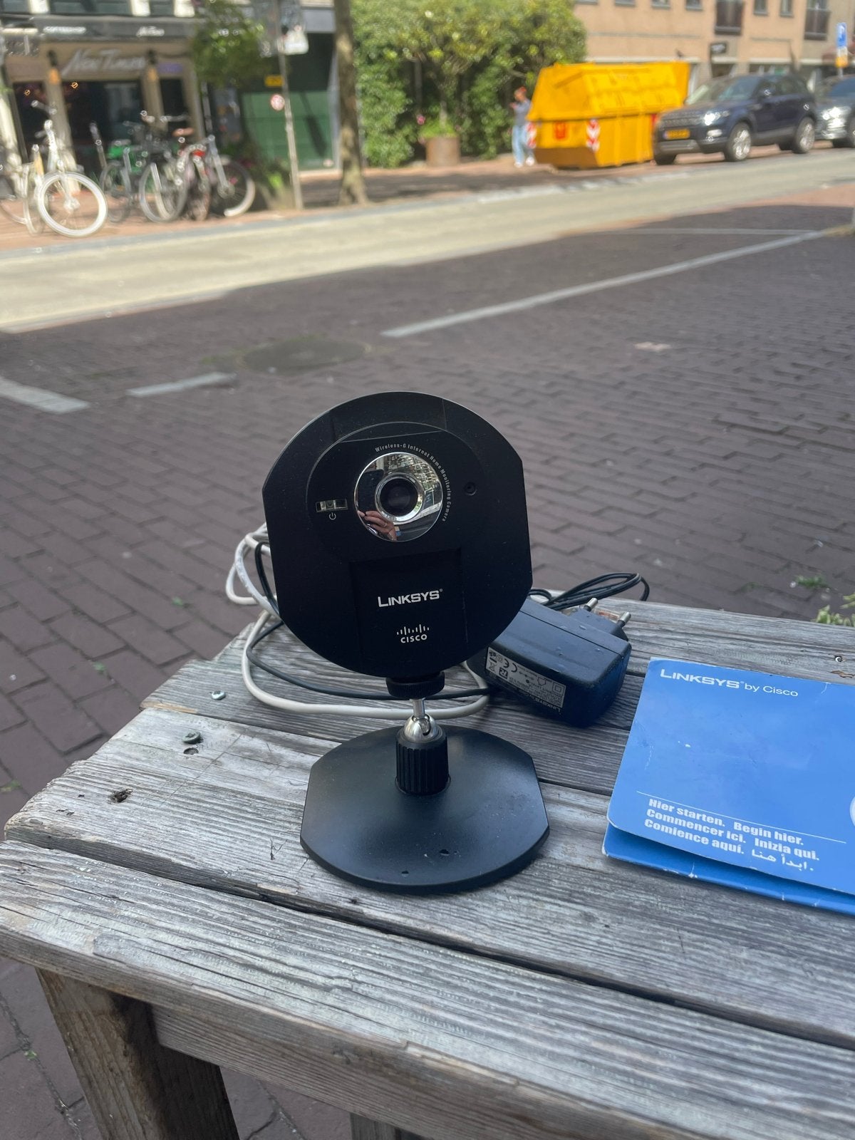 Linksys Wireless-G Internet Home Monitoring Camera WVC54CA, Ophalen, Gebruikt, Binnencamera