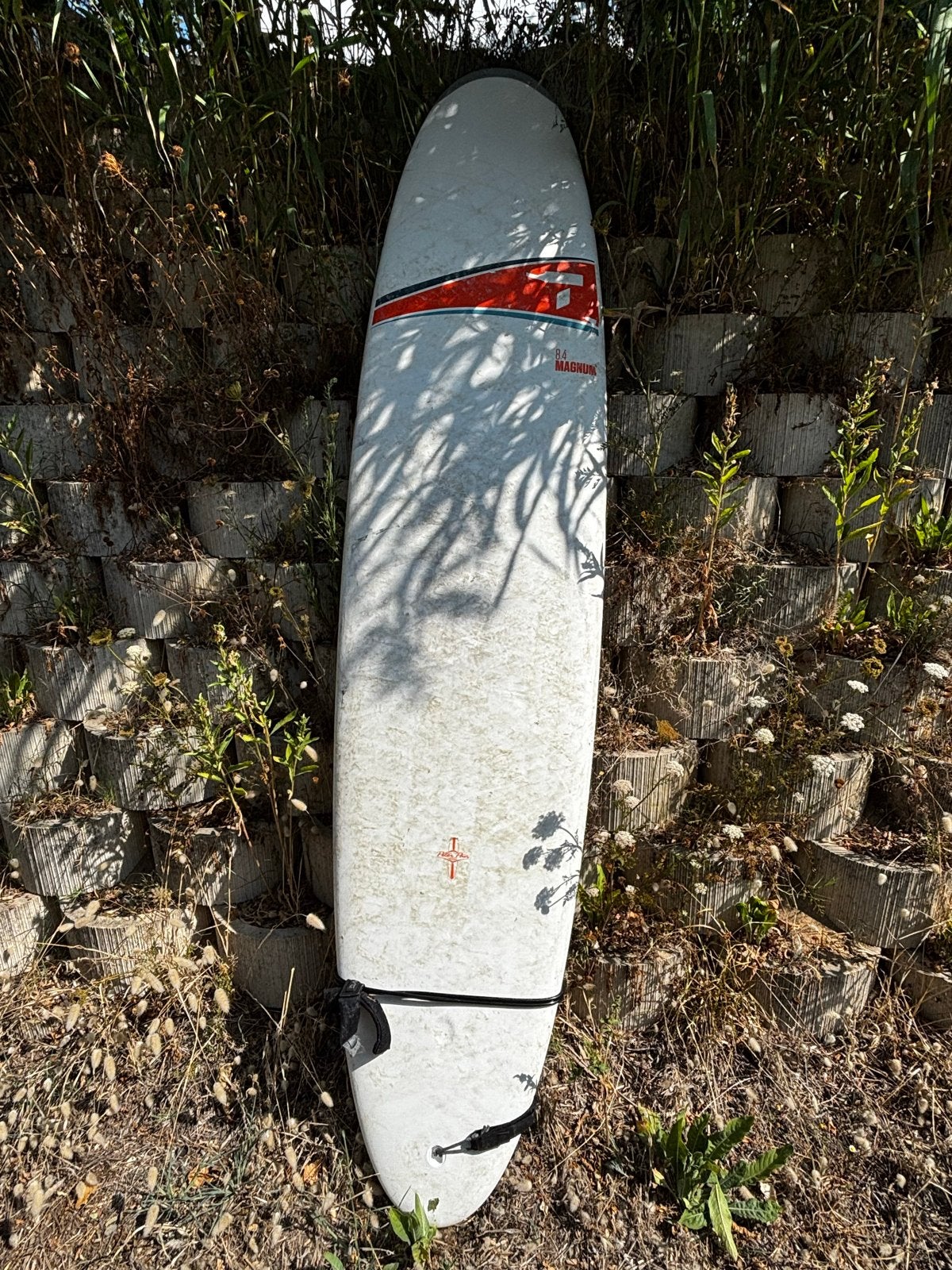 Bic Tahe Magnum 8.4 Funboard Surfboard, Ophalen, Gebruikt, Funboard, Met koord