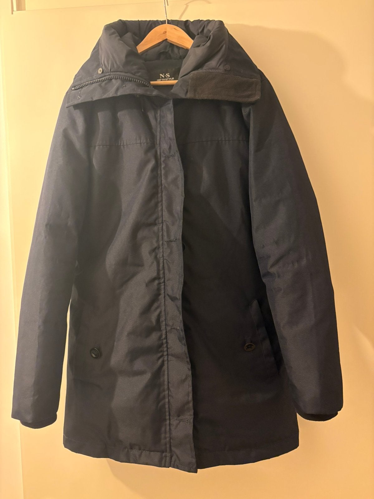 Winterjas Parka, Ophalen of Verzenden, Zo goed als nieuw, Maat 56/58 (XL), Blauw