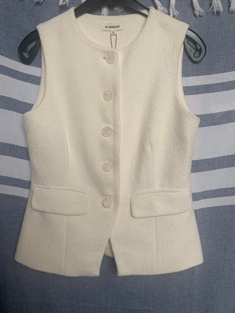 My Jewellery gilet - met prijskaartje, Ophalen of Verzenden, Nieuw, Maat 34 (XS) of kleiner, Beige
