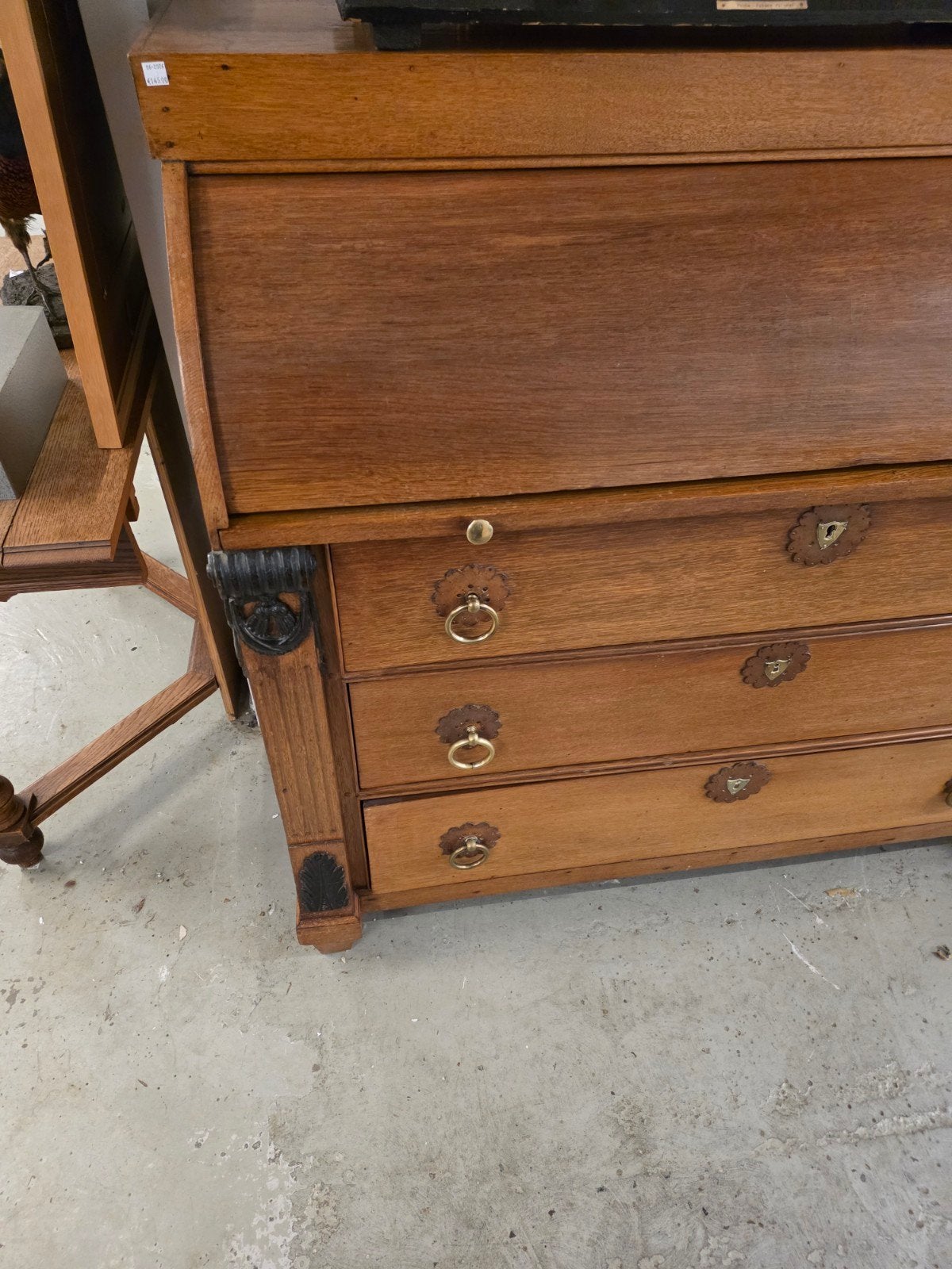 Antieke secretaire, Ophalen