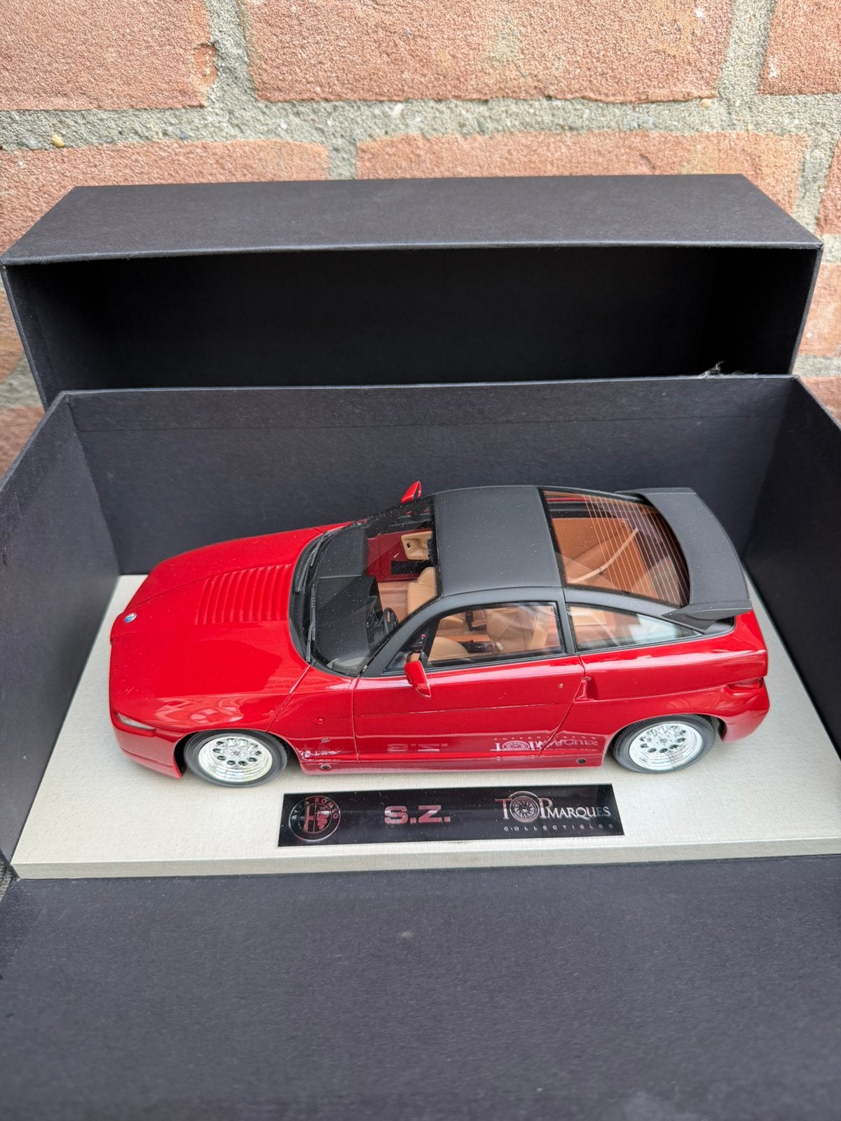 1:18 Topmarques BBR Alfa Romeo S.Z. …….. 200,-, Ophalen of Verzenden, Nieuw, Auto, Overige merken