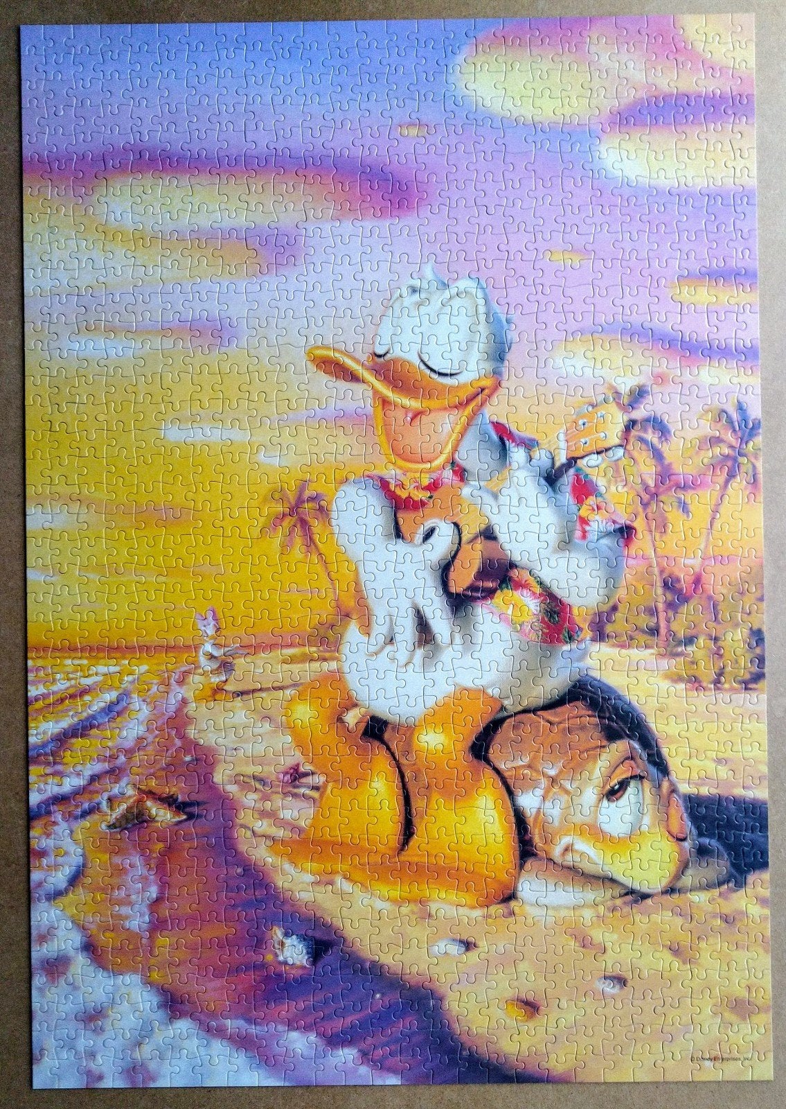 Disney puzzel Tenyo, Ophalen, 500 t/m 1500 stukjes, Zo goed als nieuw, Legpuzzel
