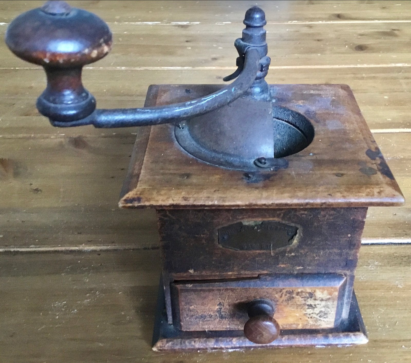 ANTIEKE FRANSE PEUGEOT KOFFIEMOLEN, Antiek en Kunst, Ophalen of Verzenden