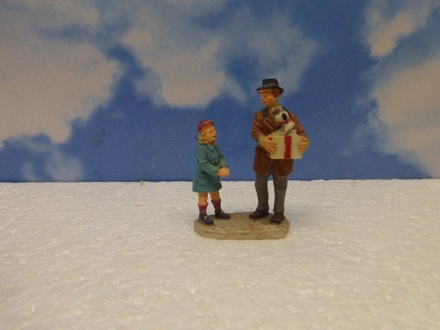 lemax can't wait till christmas kerstdorp poppetje figurine, Ophalen of Verzenden, Zo goed als nieuw