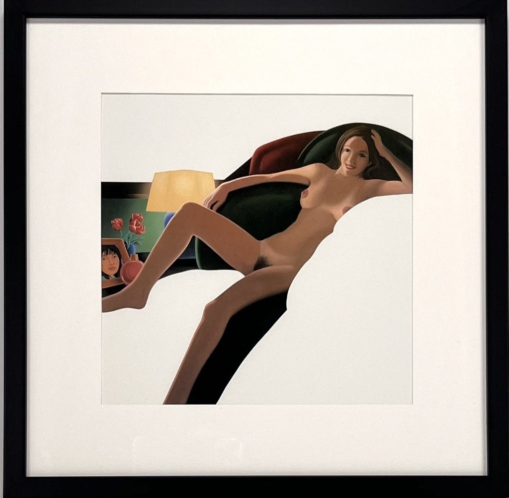 67. Kunstprent, Tom Wesselmann - "Nude with lamp", Pop Art, Ophalen of Verzenden
