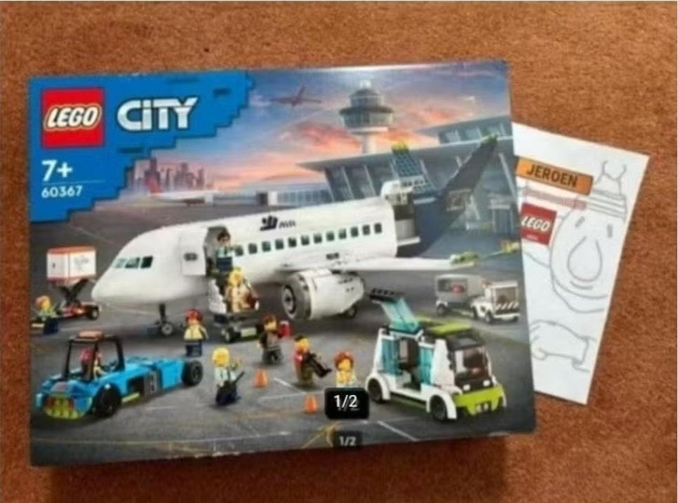 Lego 60367 CITY Passagiersvliegtuig (NIEUW & MISB), City, Lego, Nieuw, Ophalen of Verzenden