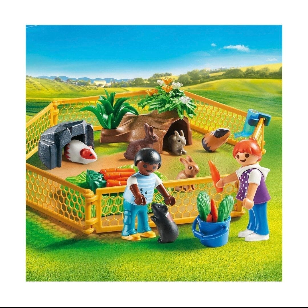 PLAYMOBIL Country 70137 – Kinderen met kleine dieren, Complete set, Ophalen of Verzenden, Zo goed als nieuw, Country