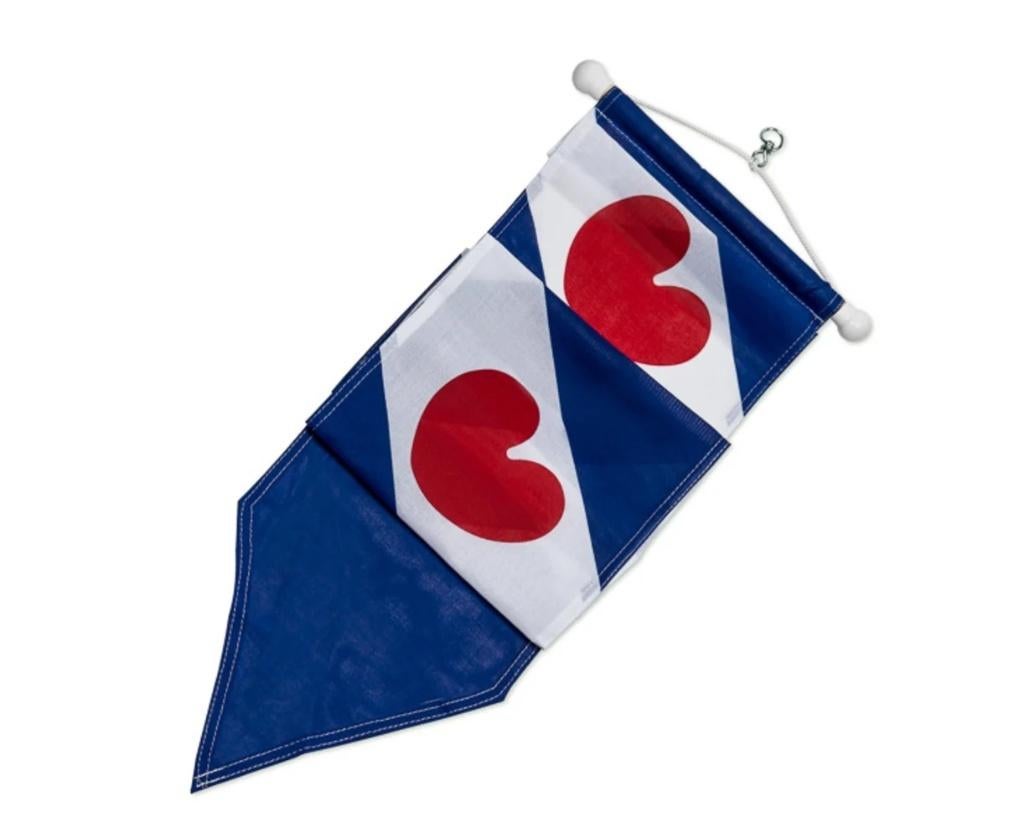 Friese wimpel vlag Fryske wimpel Fryslân in vlaggenmast, Verzenden, Nieuw