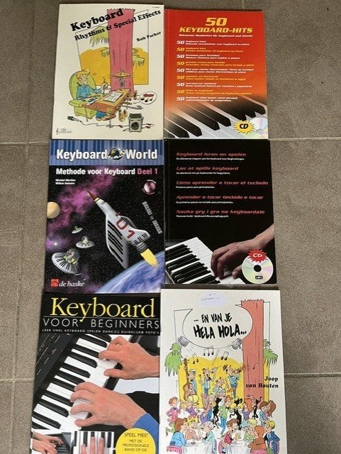 Keyboardboeken (Lesboeken & Hits), Ophalen, Zo goed als nieuw, Overige aantallen, Overige merken