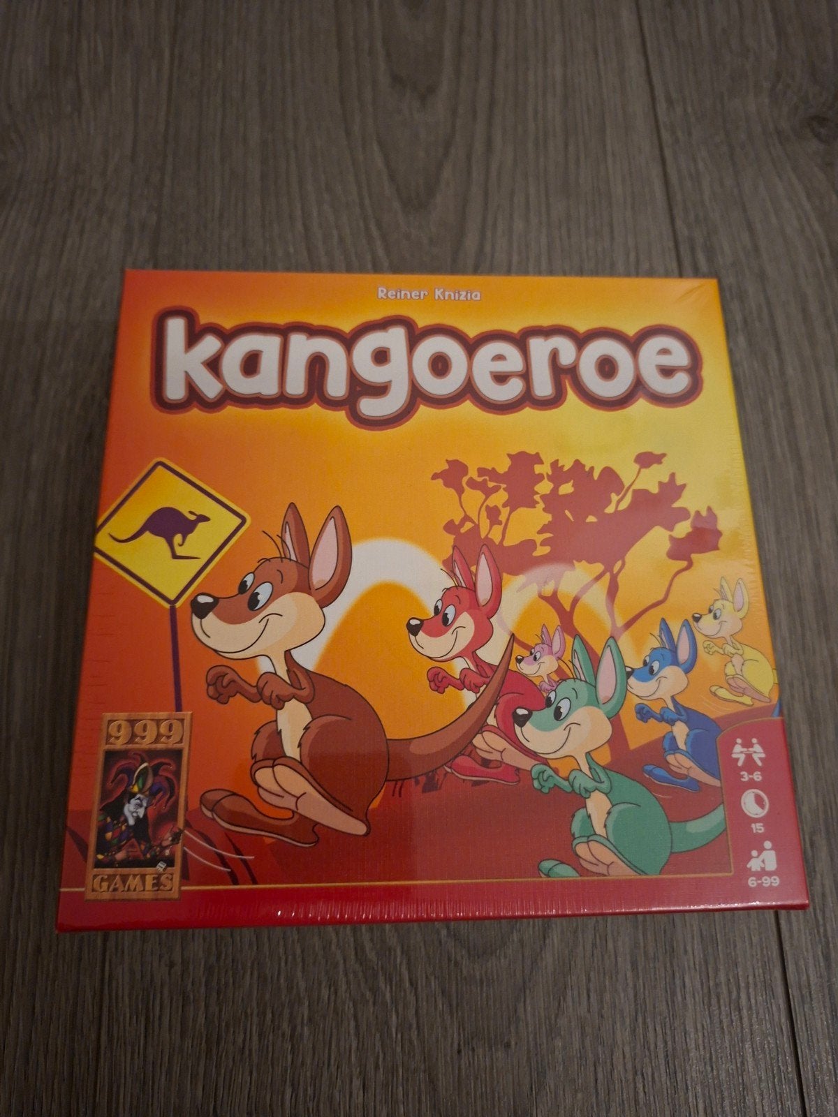 Kangoeroe Kaartspel - 999 Games, Hobby en Vrije tijd, Drie of vier spelers, Ophalen of Verzenden, Nieuw, 999 Games