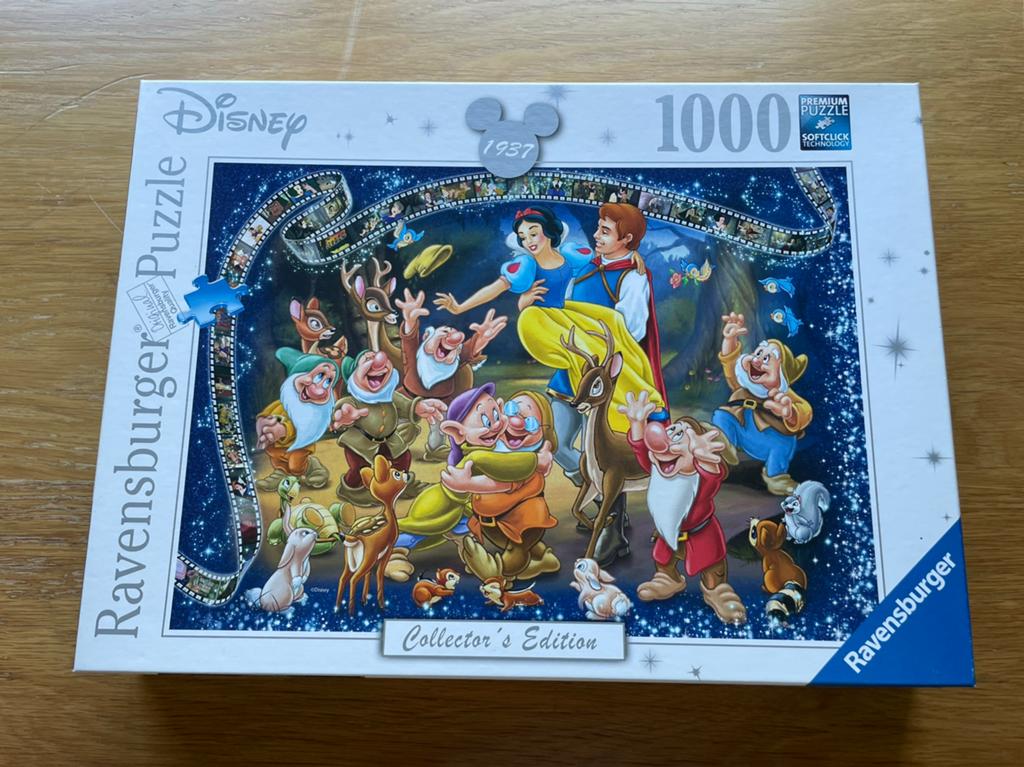 Disney puzzel 1000 stukjes compleet, Ophalen of Verzenden, 500 t/m 1500 stukjes, Zo goed als nieuw