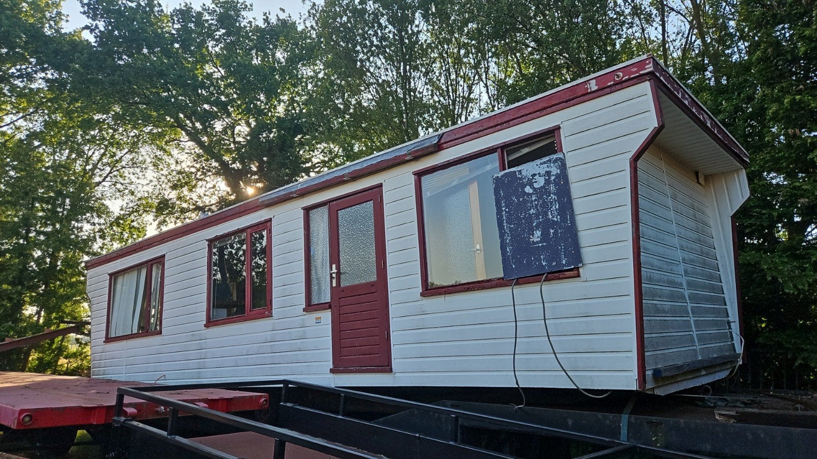 Chalet stacaravan, Ophalen, Zo goed als nieuw
