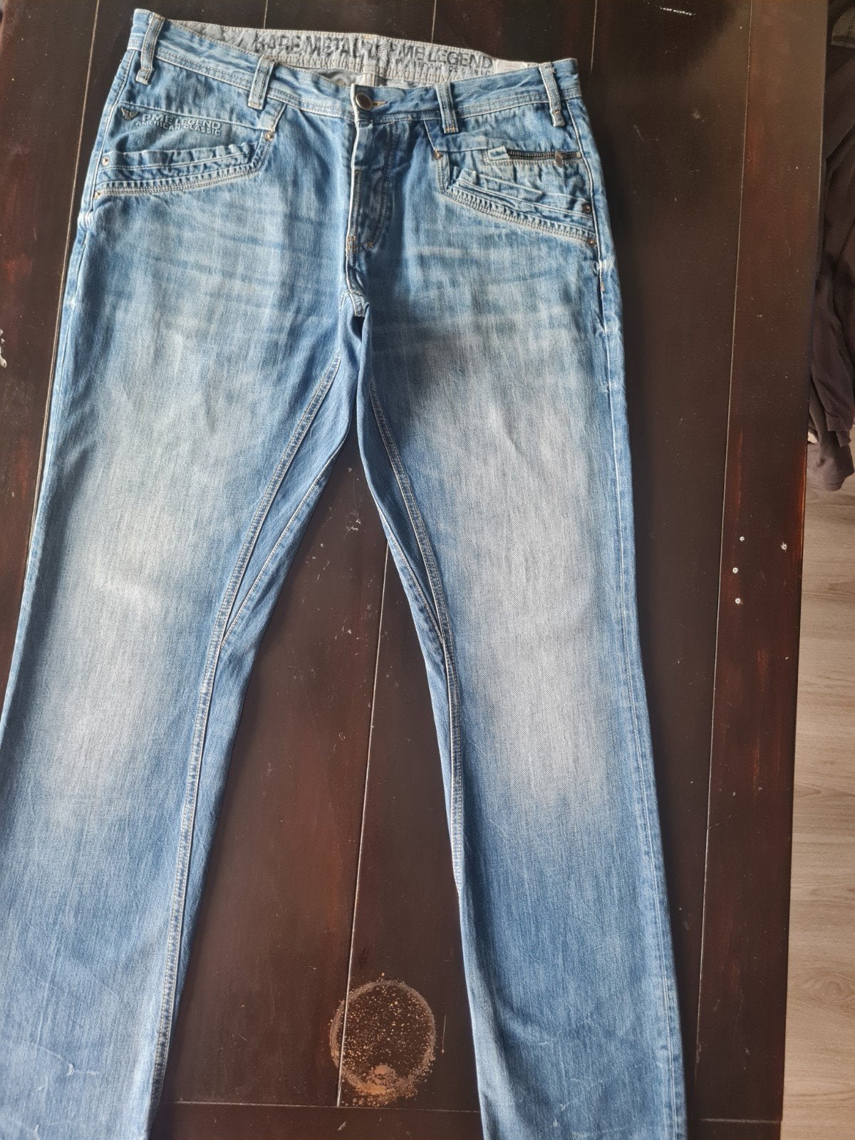 CLASSIC PME LEGEND SIOUX BARE METAL STRAIGHT FIT SIZE 36/36, W36 - W38 (confectie 52/54), Blauw, Ophalen of Verzenden, Zo goed als nieuw