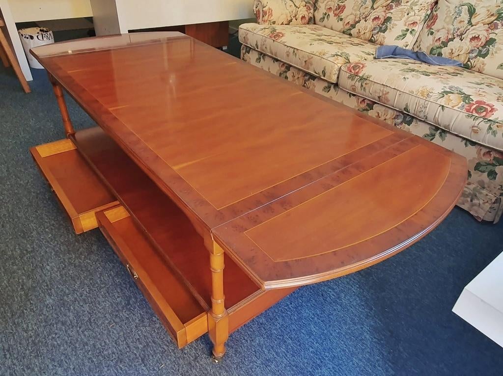 salontafel, behorend bij een set meubelen, Ophalen, 100 tot 150 cm, Klassiek, 50 tot 100 cm