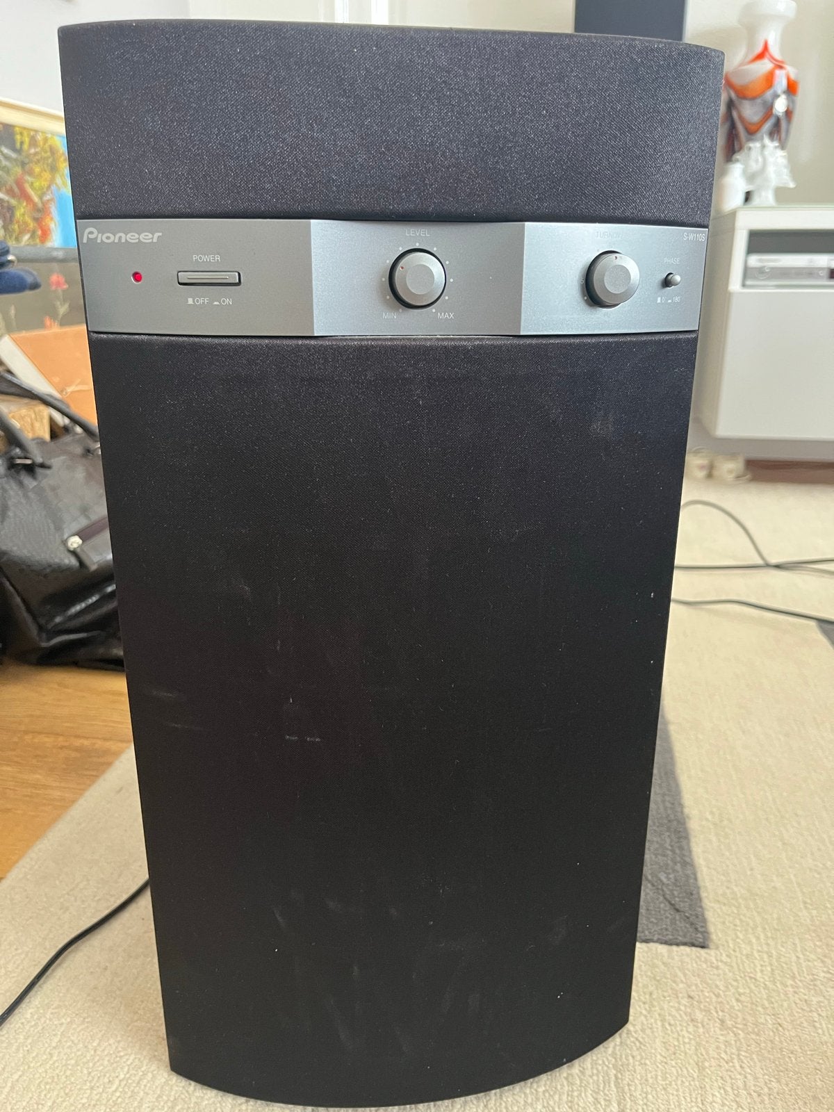 Pioneer S-W100 Subwoofer - Krachtige Bass, Audio, Tv en Foto, Luidsprekers, Gebruikt, Subwoofer, Ophalen of Verzenden, Pioneer