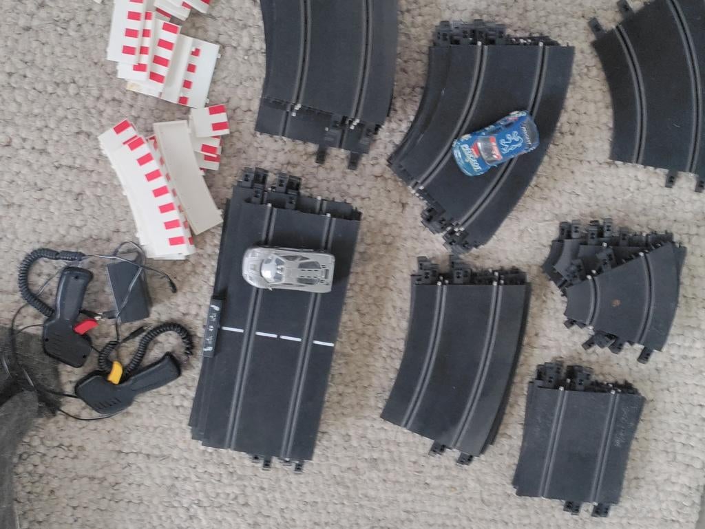 Ninco racebaan circa 10meter met 2 auto's, Ophalen, Gebruikt, Elektrisch, Overige merken