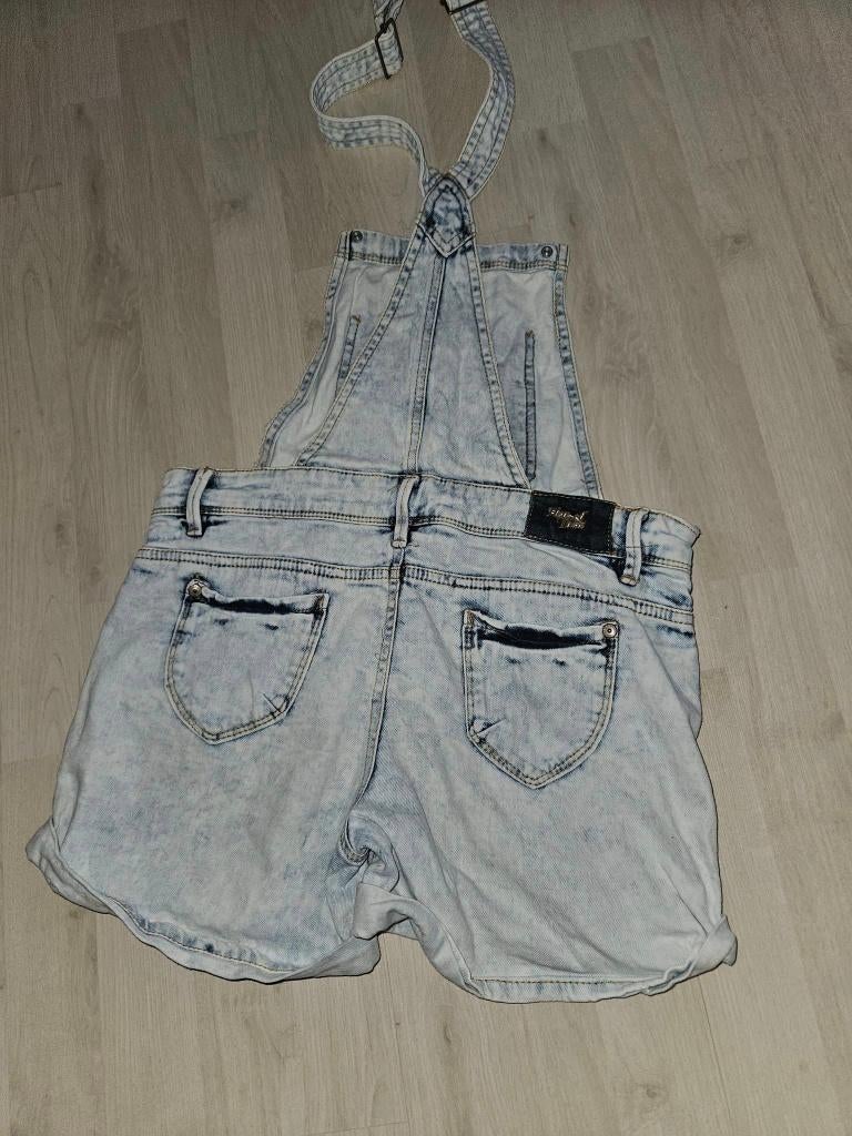leuke tuinbroek maat 158   -k5, Kinderen en Baby's, Kinderkleding | Maat 158, Ophalen of Verzenden, Gebruikt, Meisje, Broek