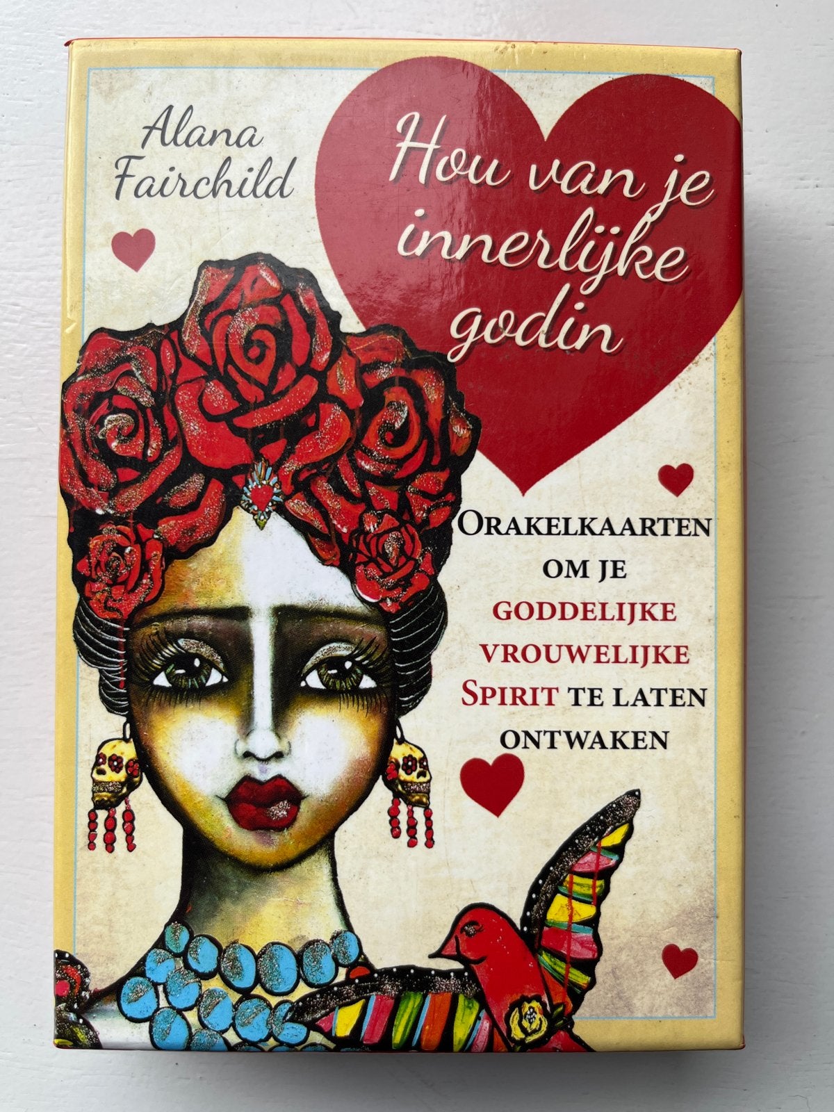 Hou van je innerlijke godin Orakelkaarten - Alana Fairchild, Boeken, Ophalen of Verzenden, Zo goed als nieuw, Spiritualiteit algemeen