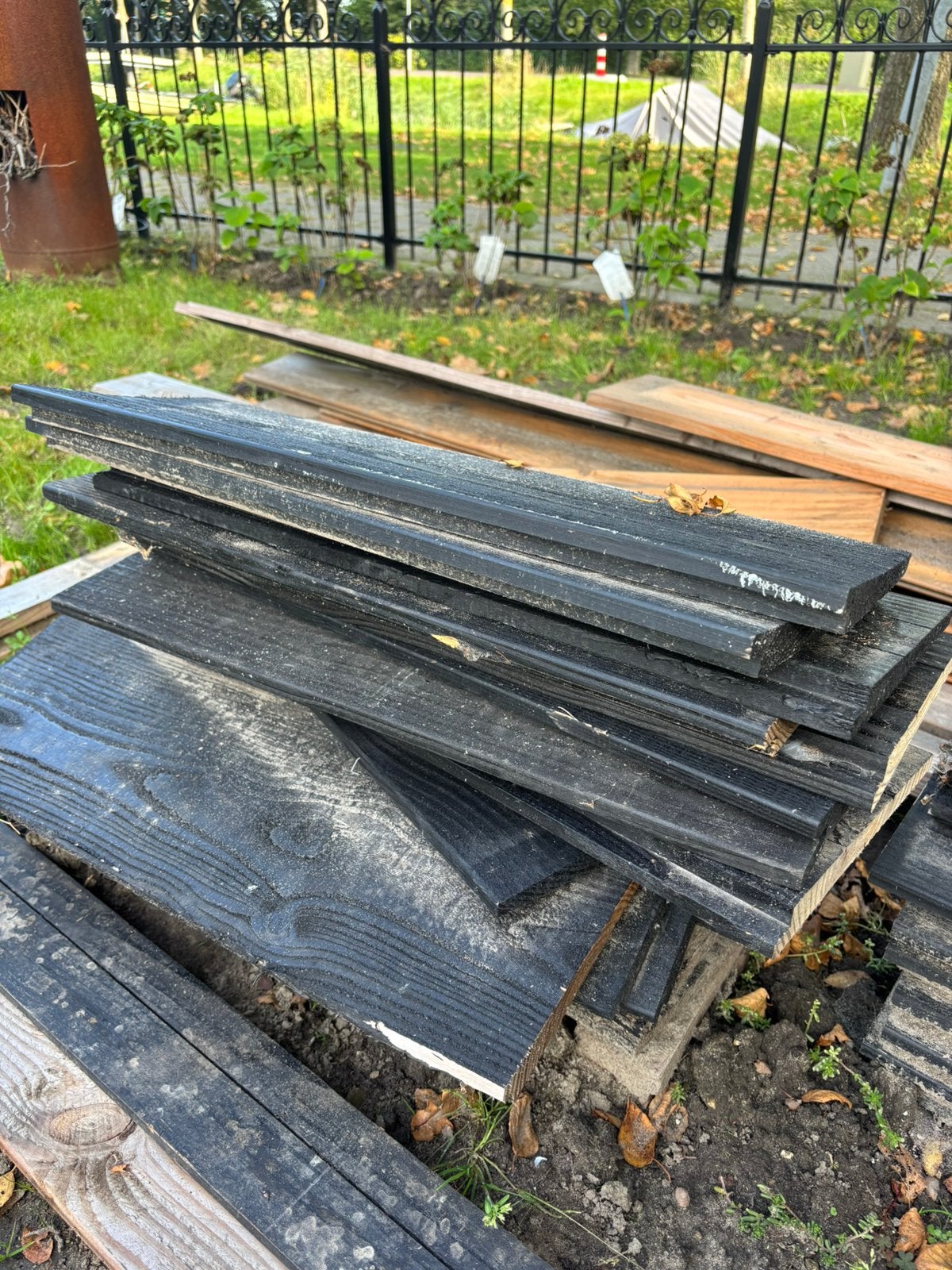 Zweeds rabat, Tuin en Terras, Ophalen, Gebruikt, Minder dan 180 cm, Planken