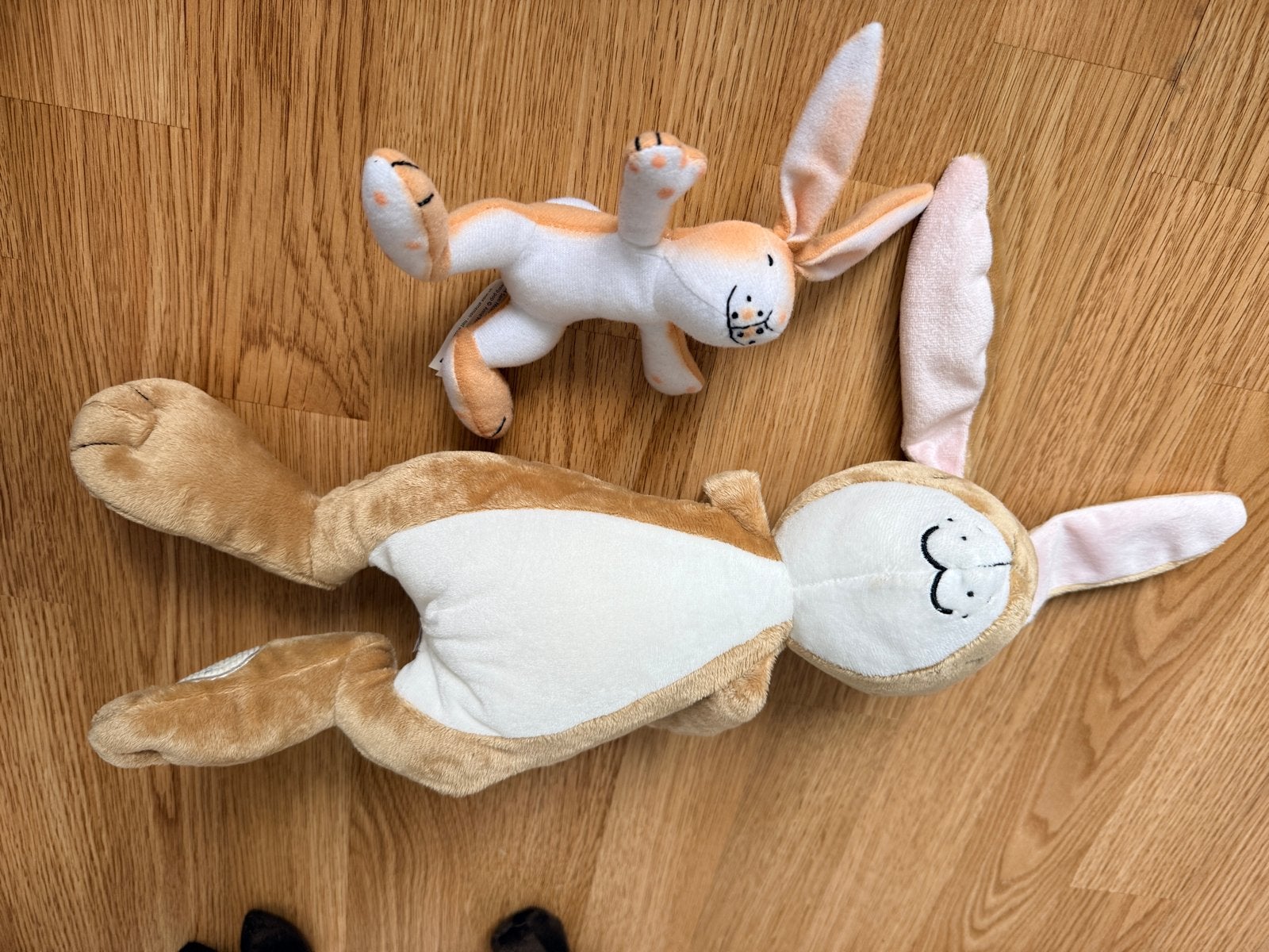 Diverse knuffels: Raad eens hoeveel ik van je hou, Kikker, Gebruikt, Overige merken, Overige karakters, Konijn