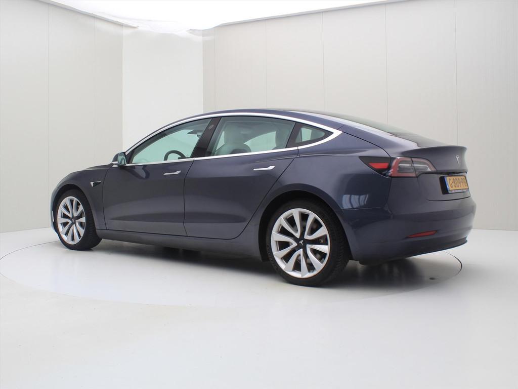 Tesla Model 3 Long-Range AWD 351pk 75 kWh 89.3% SoH [ AUTOPI, Auto's, Tesla, Automaat, Zwart, Elektronische parkeerrem, Origineel Nederlands