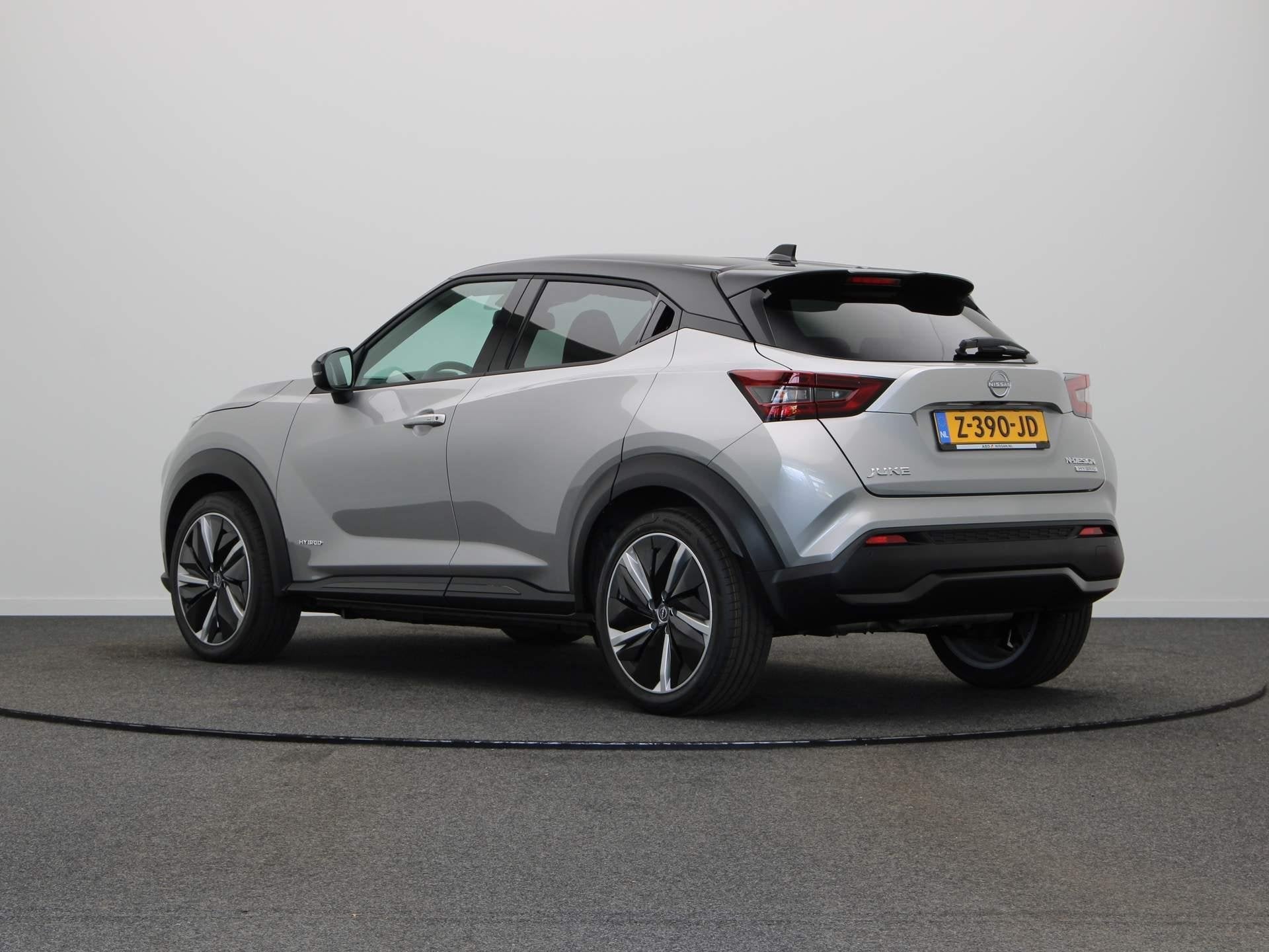 Nissan Juke 145pk Hybrid N-Design | Demo Voordeel | Achterui, Auto's, Gebruikt, Origineel Nederlands, Bedrijf, Hybride Elektrisch/Benzine