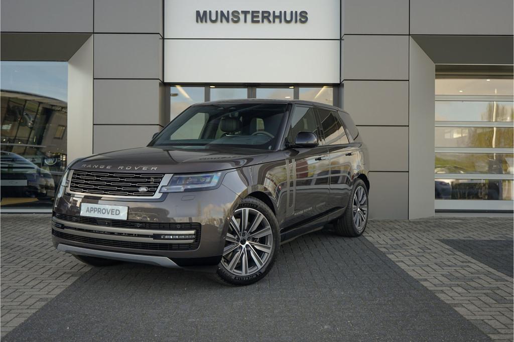 Land Rover Range Rover 3.0 P550e Autobiography PHEV | Massag, Auto's, Land Rover, Automaat, 12 maanden, Gebruikt, Zwart