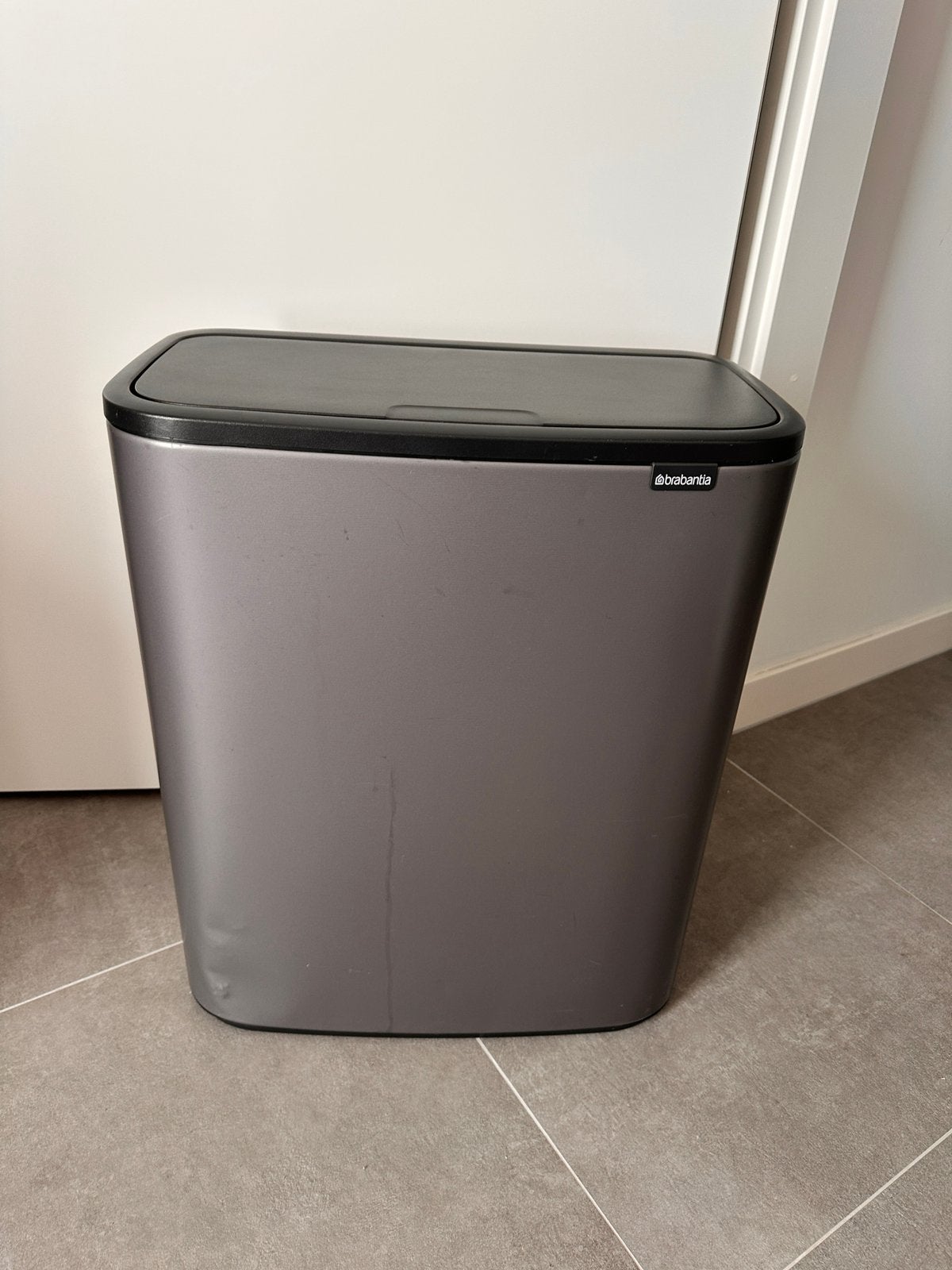 Brabantia Bo Touch Bin prullenbak 2 x 30 liter met 2 vakken, Huis en Inrichting, Woonaccessoires | Prullenbakken, Ophalen, Zo goed als nieuw