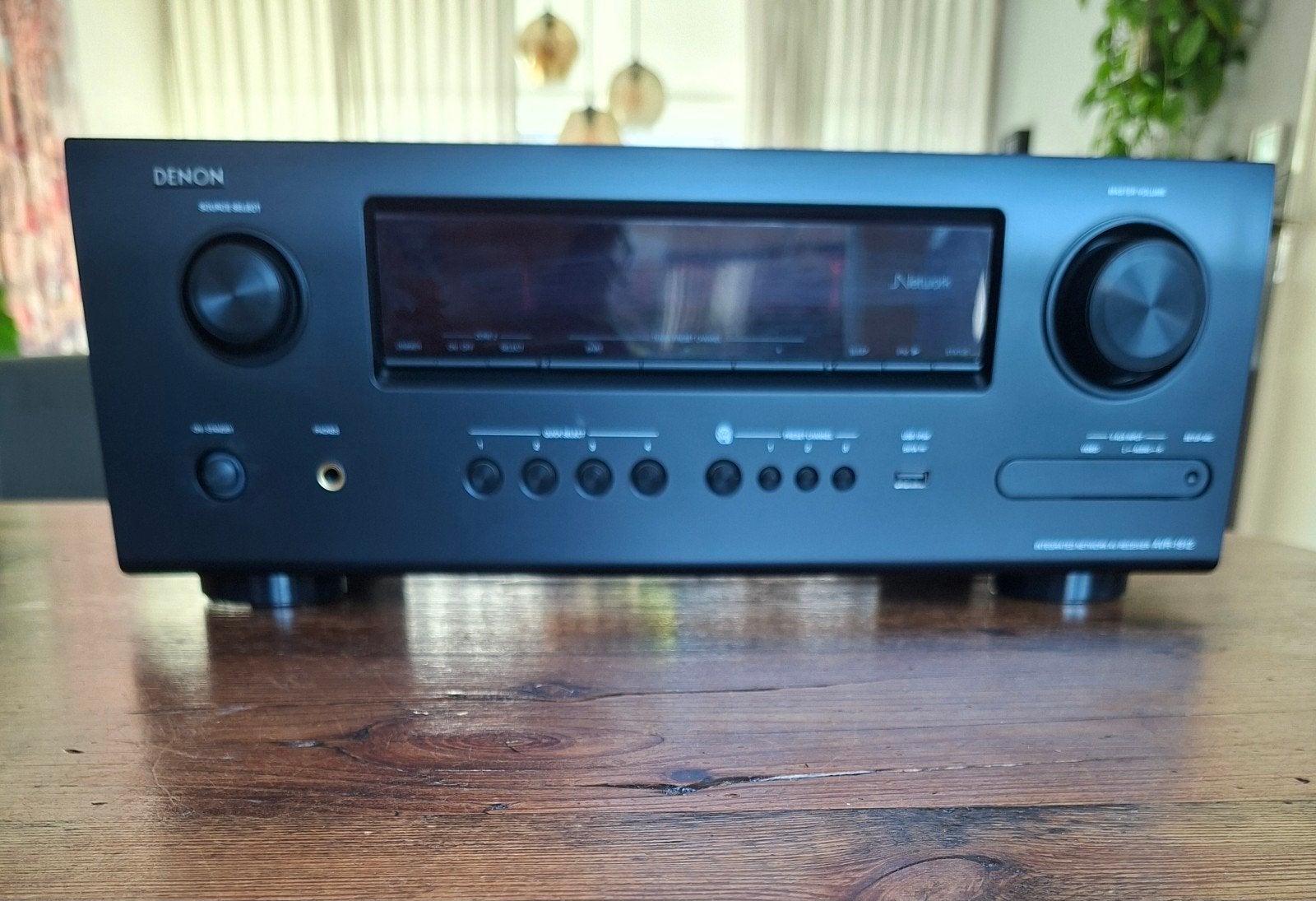Denon AVR-1912 AV Receiver met Nederlandse handleiding, Ophalen, Denon, Zo goed als nieuw, 120 watt of meer