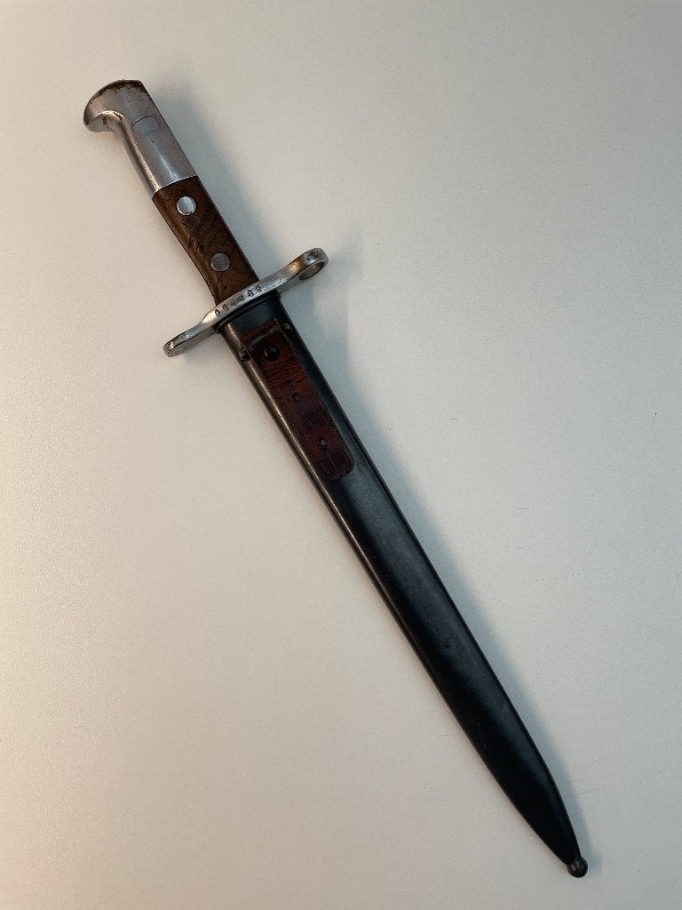 Bajonet Zwitsers Model 1918, Ophalen of Verzenden, Landmacht, Overige gebieden, Mes of Dolk