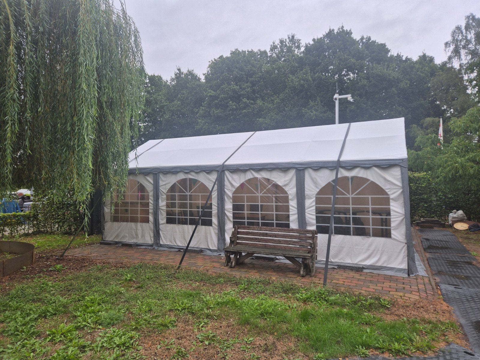 Opslagtent 4x8 PVC - Professional, Tuin en Terras, Ophalen, Gebruikt, Partytent, 4 tot 6 meter