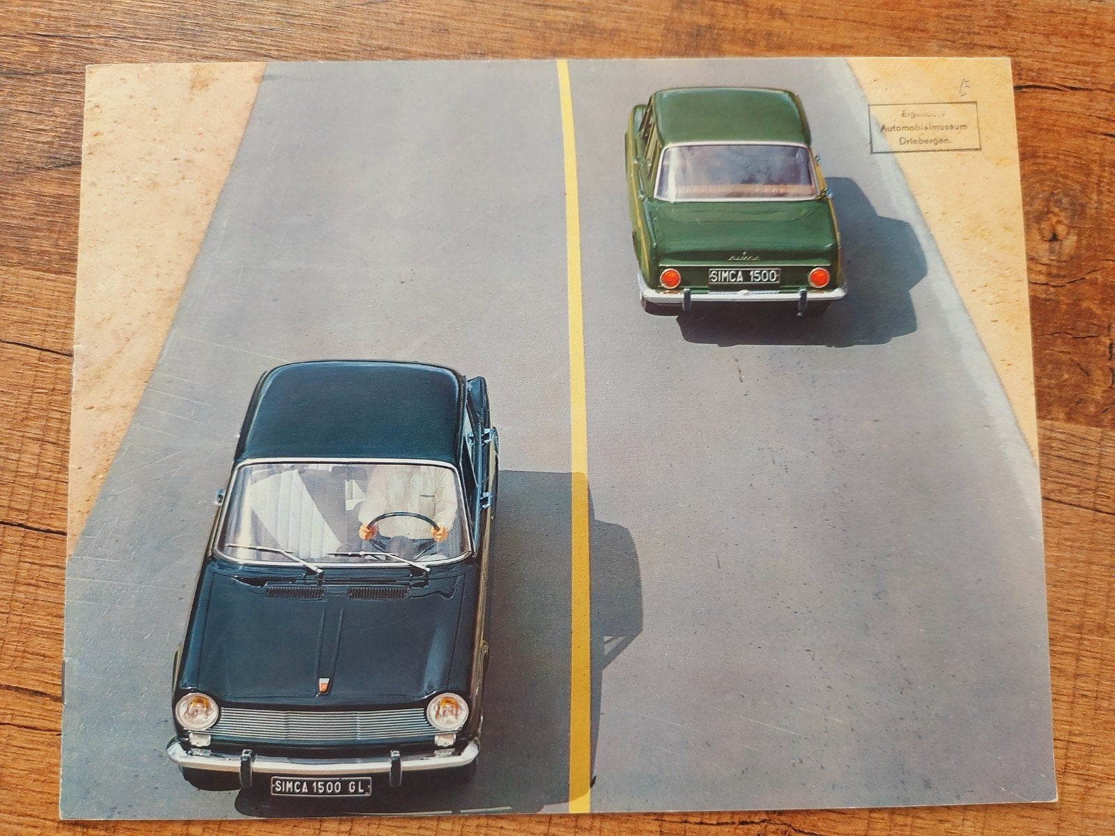 Engelstalige Simca 1500 & 1500 Grand luxe folder, Ophalen of Verzenden, Zo goed als nieuw, Overige merken
