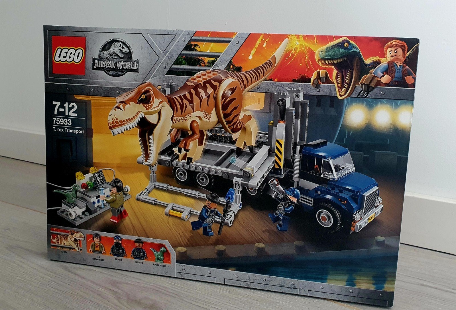 LEGO Jurassic World 75933 T. rex Transport - Nieuw in doos, Ophalen, Inclusief minifiguren, Jurassic World, Lego