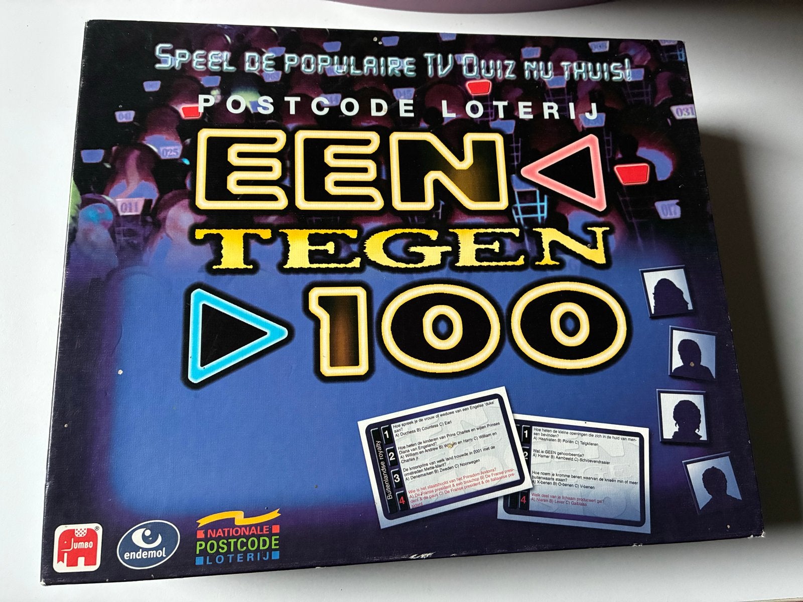 Postcode Loterij Een Tegen 100 Bordspel, Vijf spelers of meer, Ophalen of Verzenden, Gebruikt
