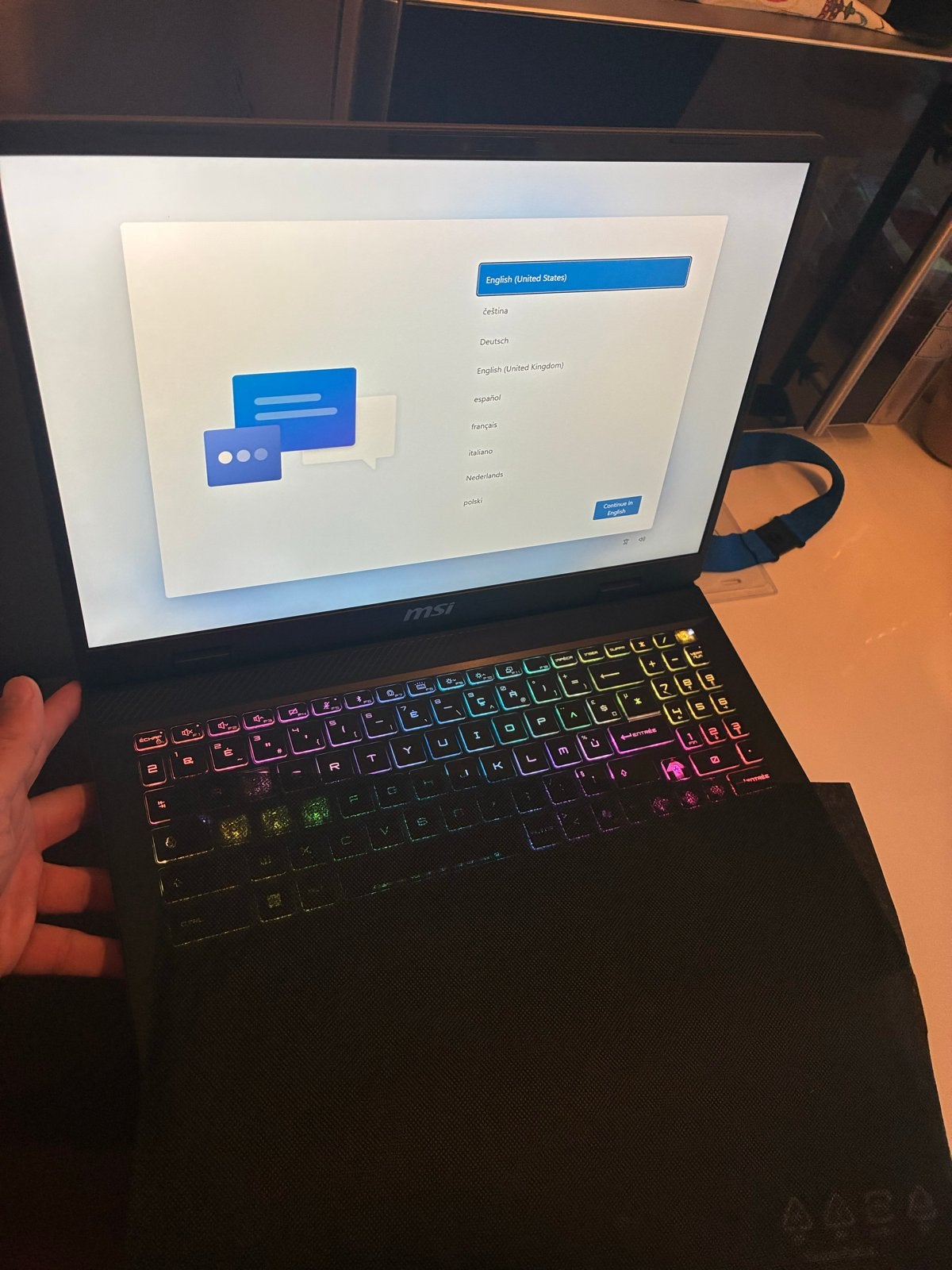 MSI Sword 16 HX B14VGKG-1035FR Gaming Laptop, Ophalen, Met videokaart, Nieuw, Gaming