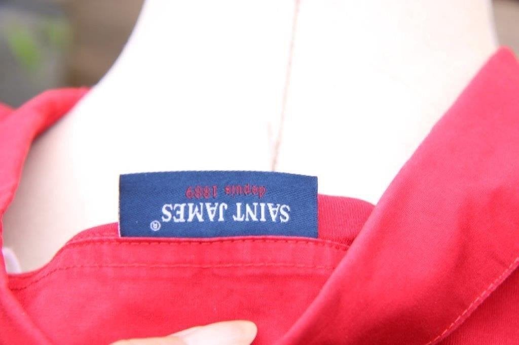 Tuniek rood Saint James mt 44 Vaste prijs, Saint James, Maat 42/44 (L), Ophalen of Verzenden, Zo goed als nieuw
