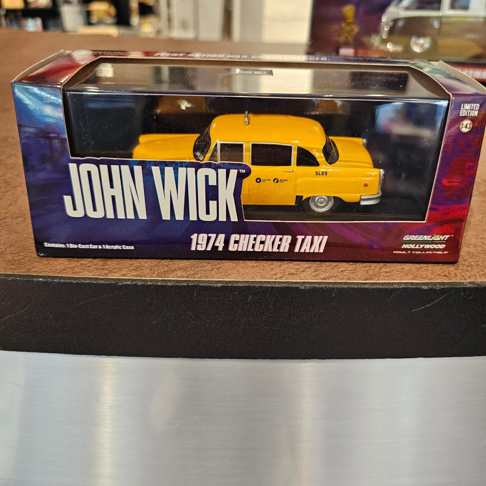 John Wick 1974 Checker Taxi - Greenlight Hollywood, Onbekend, Nieuw, Ophalen of Verzenden, Onbekend