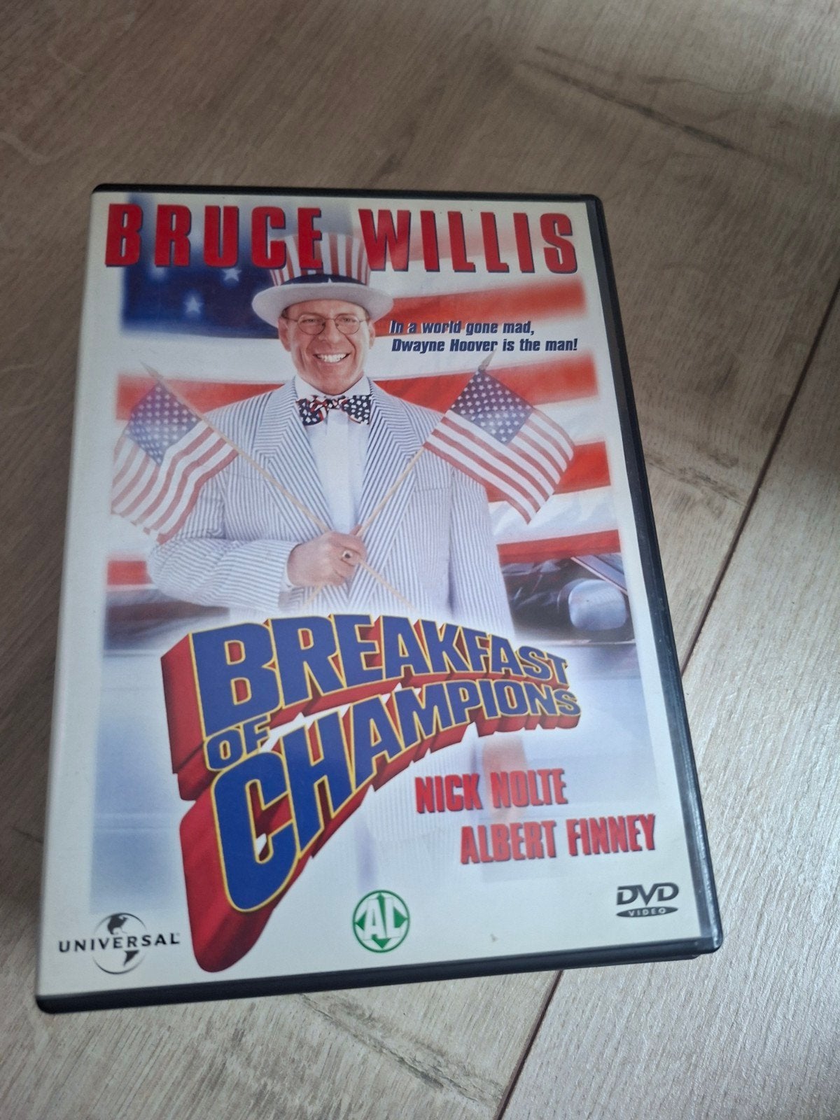 Breakfast of Champions DVD - Bruce Willis, Vanaf 12 jaar, Ophalen of Verzenden, Gebruikt, Overige genres