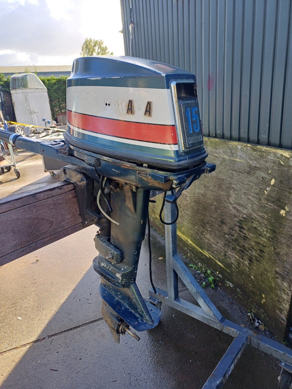 yamaha 15 pk 2 takt kortstaart, Ophalen, Gebruikt, Motor en Techniek, Zeilboot of Motorboot