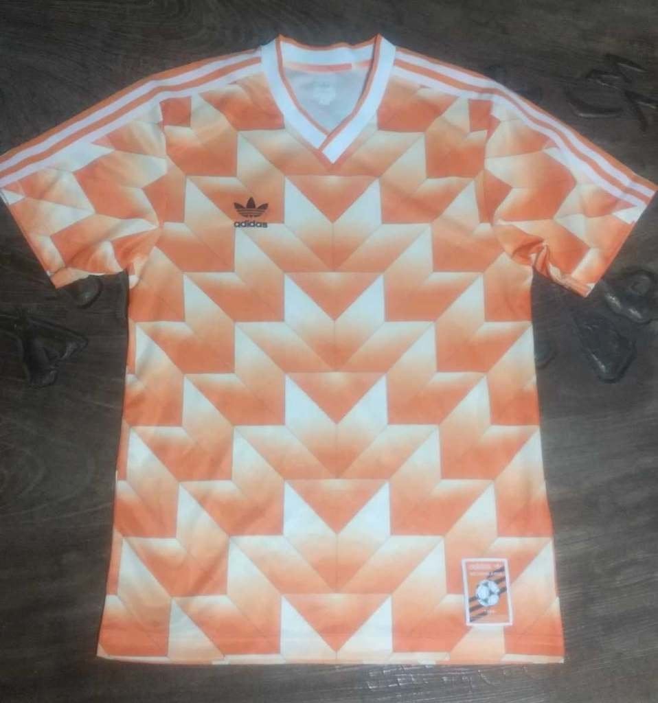 Adidas Nederland EK’ 88 voetbalshirt re-issue c2008 maat M, Maat M, Ophalen, Gebruikt, Shirt