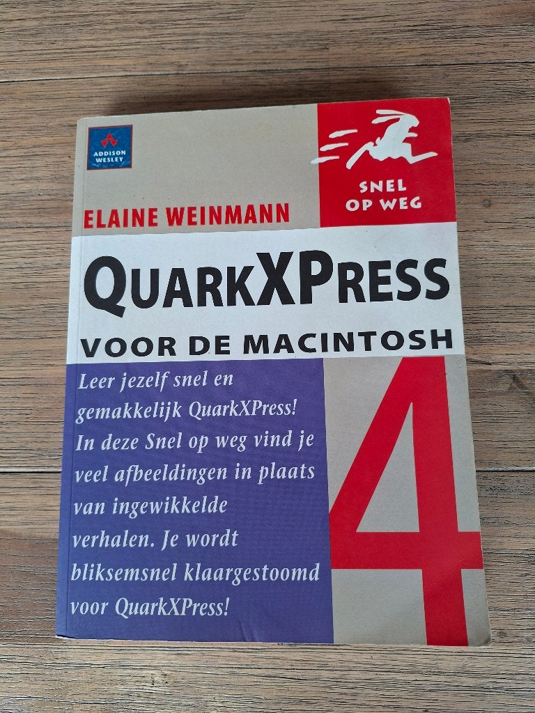 boek. QuartXPress. 1998. Voor de mackintosh. Zgan, Ophalen of Verzenden, Zo goed als nieuw, Besturingssystemen