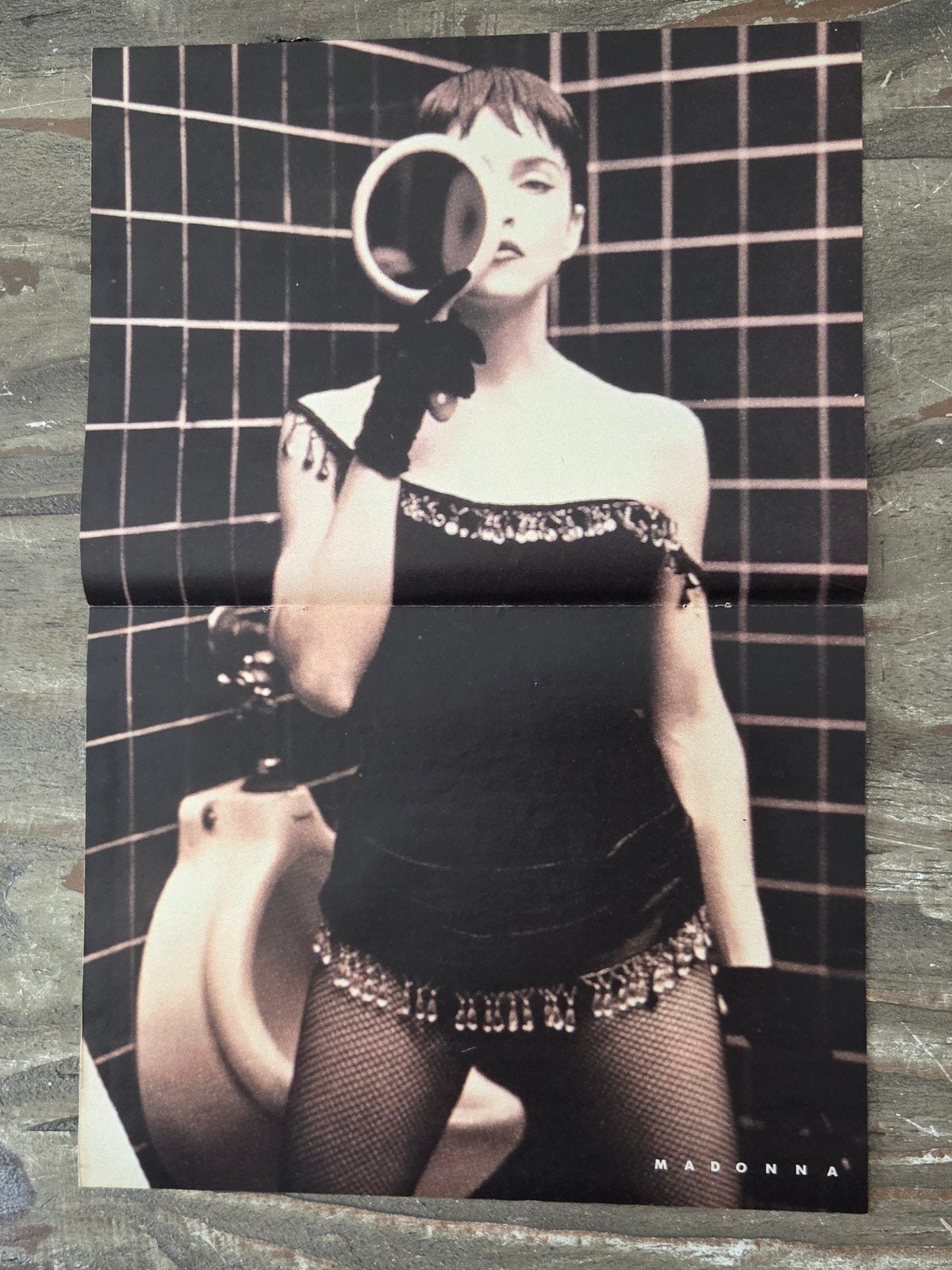 Vintage Madonna poster, Ophalen of Verzenden, Zo goed als nieuw, A1 t/m A3, Muziek