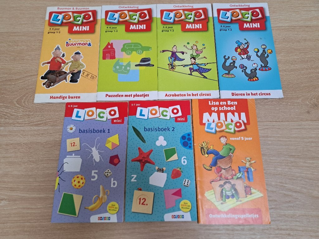 Mini loco boekjes OOK LOS TE KOOP, Ophalen of Verzenden