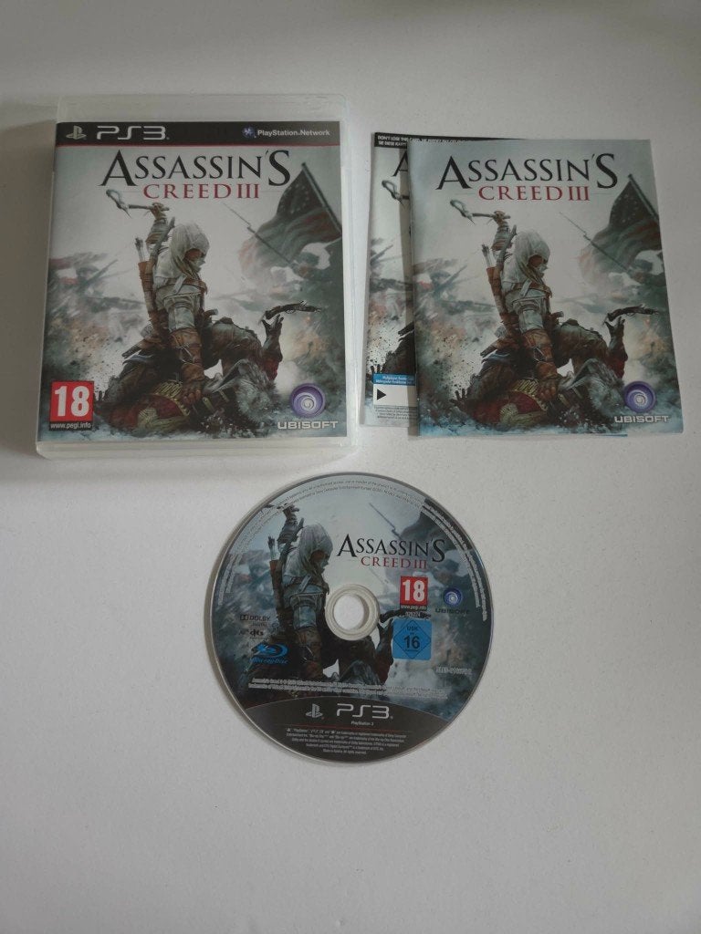 Playstation 3 (PS3) - Assassin's Creed III - 11233, Avontuur en Actie, Vanaf 18 jaar, 1 speler, Ophalen of Verzenden