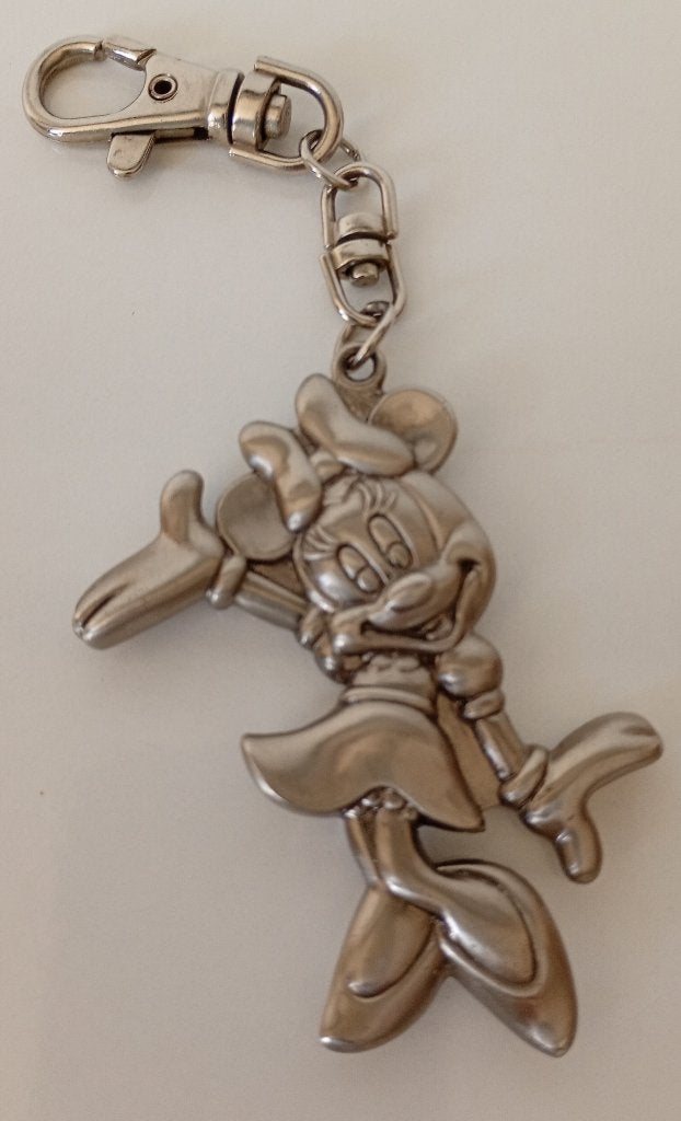Disney Minnie Mouse Sleutelhanger, Ophalen of Verzenden, Mickey Mouse, Zo goed als nieuw, Beeldje of Figuurtje