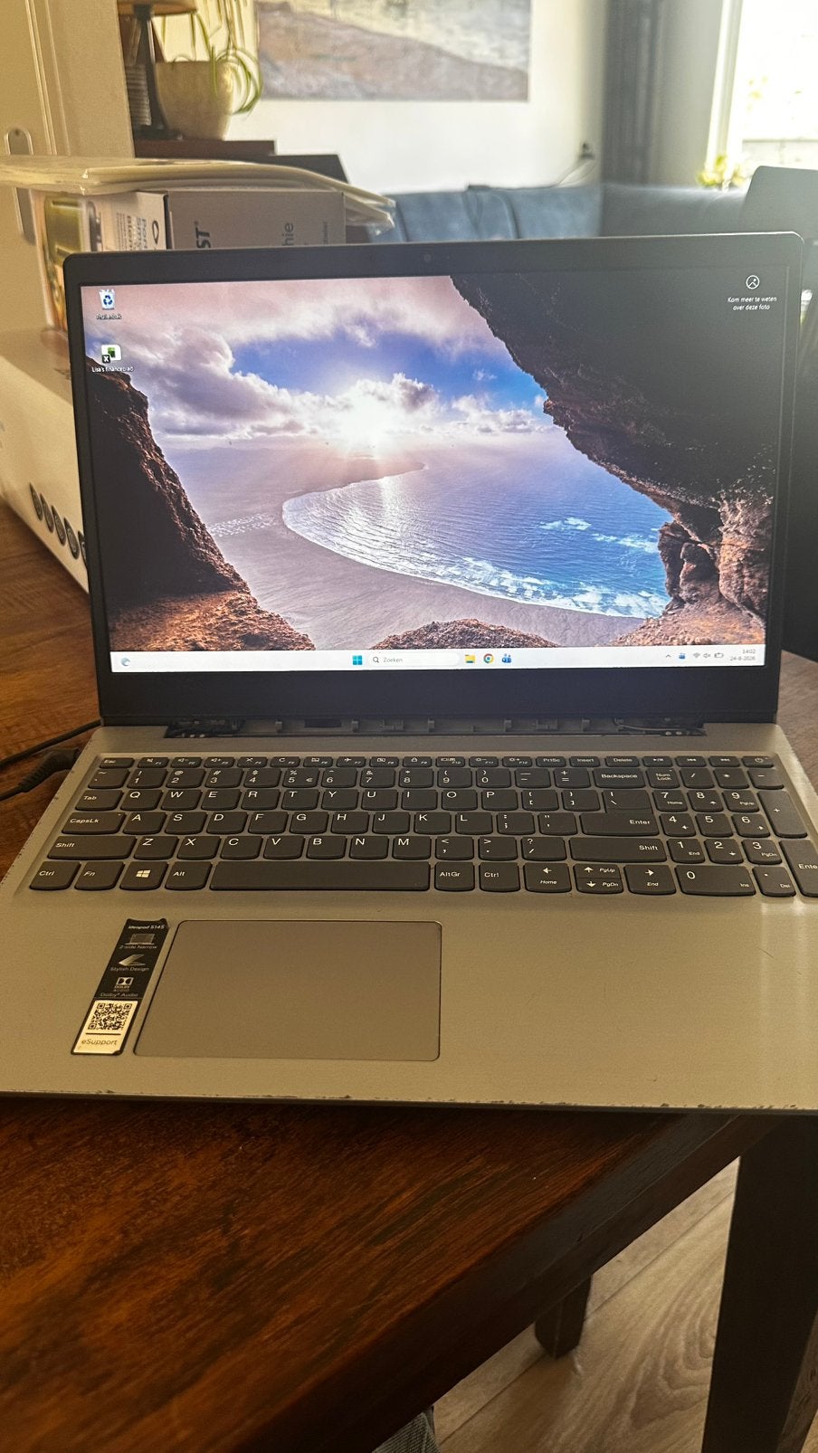 Lenovo Laptop, Computers en Software, Windows Laptops, Gebruikt, 8 GB, Ophalen of Verzenden, 3 tot 4 Ghz