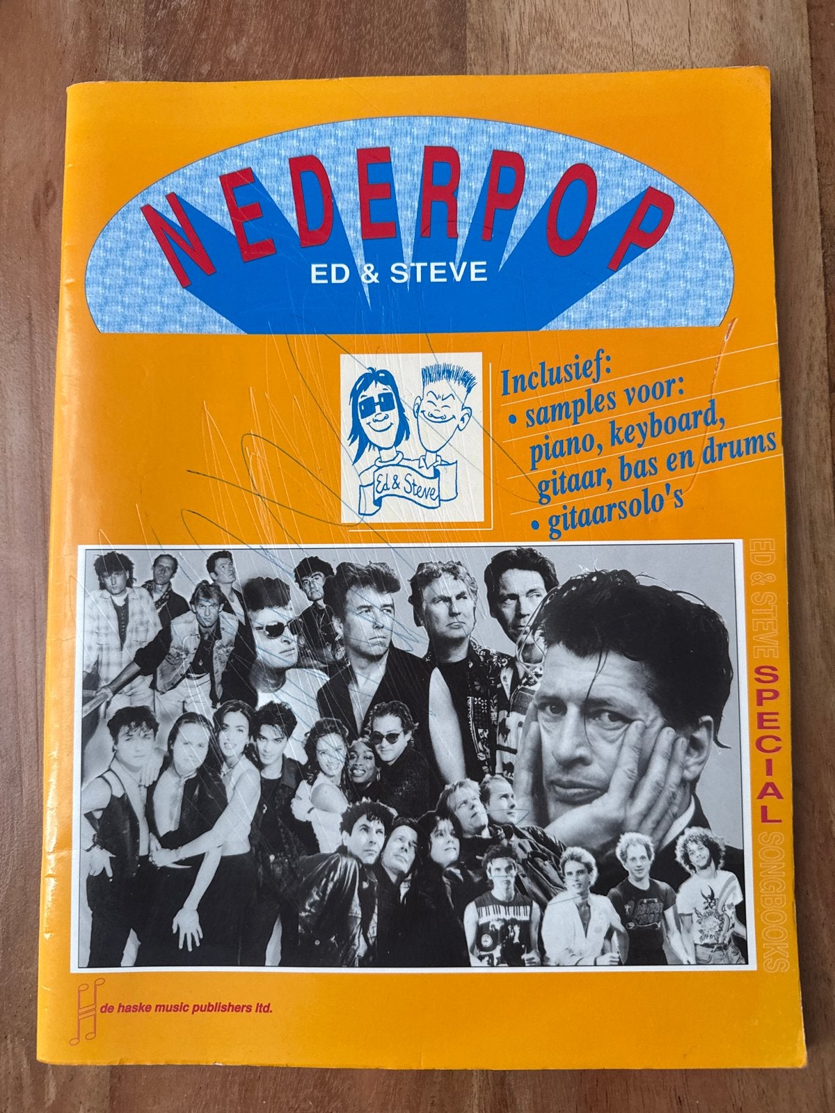 Muziekboek Nederpop Ed & Steve - Samples voor diverse instru, Muziek en Instrumenten, Bladmuziek, Ophalen, Gebruikt, Drums of Percussie