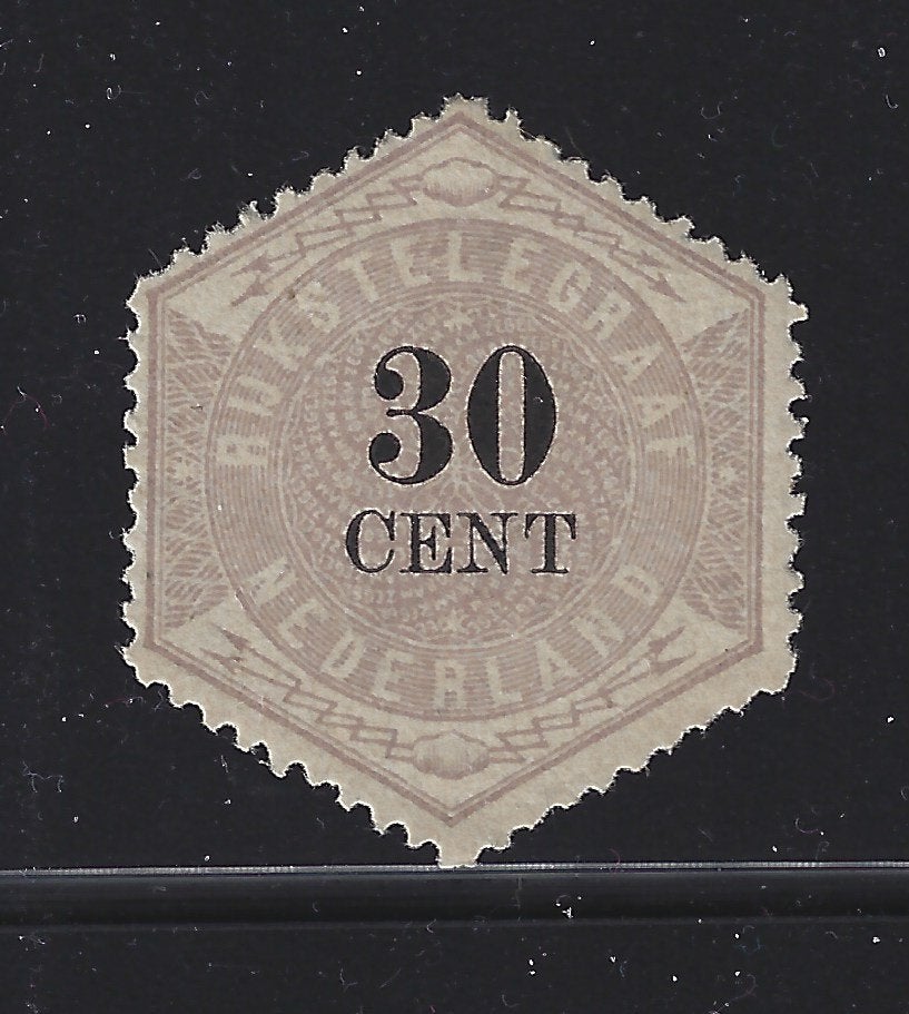 Telegram 8 ong 1877 ; Met CERTIFICAAT ; Ook veel ROLTANDING, Postzegels en Munten, Postzegels | Nederland, Postfris, T/m 1940